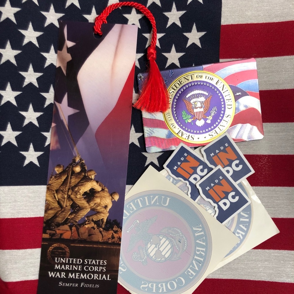 Patriot Pack-Compass Coffee/USMC stickers/bookmark